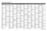 Calendrier 2014 annuel vierge à télécharger Calendrier 2014 annuel vierge