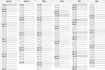 Calendrier 2015 à télécharger Calendrier 2015