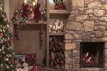 Fond d'écran animé feu de cheminée Noël à télécharger Fond d'écran animé feu de cheminée Noël