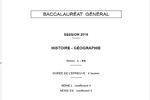 Bac Histoire-Géographie 2016 Séries L et ES Pondichéry à télécharger Bac Histoire-Géographie 2016 Séries L et ES Pondichéry
