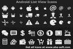 Android ListView Icons à télécharger Android ListView Icons