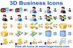 3D Business Icons à télécharger 3D Business Icons