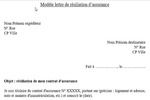 Modèle de lettre de résiliation d'assurance à télécharger Modèle de lettre de résiliation d'assurance