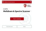 G DATA Meltdown & Spectre Scanner à télécharger G DATA Meltdown & Spectre Scanner