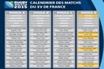 Calendrier du XV de France pour la coupe du monde 2015 à télécharger Calendrier du XV de France pour la coupe du monde 2015