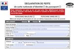 Formulaire de déclaration de perte de carte d'identité ou de passeport à télécharger Formulaire de déclaration de perte de carte d'identité ou de passeport