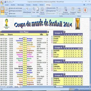 calendrier des rencontres coupe du monde 2010