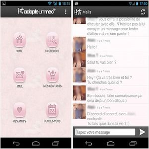 Adopteunmec com mobile