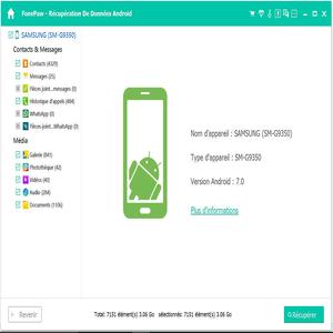 fonepaw récupération de données android gratuit
