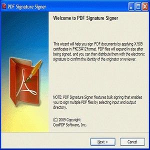 pdf signature freeware