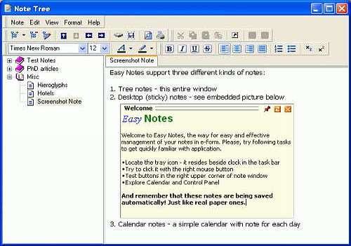 simple notes for windows