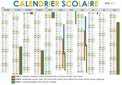 Télécharger Calendrier Scolaire 2015 2016 Avec Zones Pour Windows