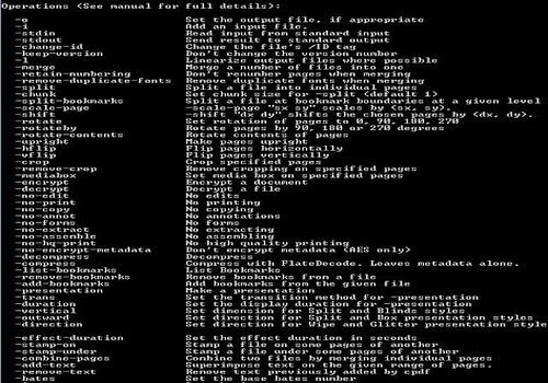 pdf toolkit linux