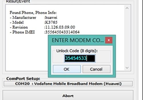 huawei modem code writer tool
