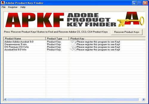 Free Product Key Finder Program Adobe Flash