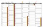 Calendrier semestriel des vacances scolaires 2014-2015 à télécharger Calendrier semestriel des vacances scolaires 2014-2015