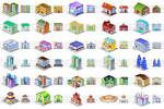 Desktop Building Icons à télécharger Desktop Building Icons