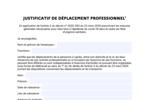 Attestation employeur de déplacement professionnel à télécharger Attestation employeur de déplacement professionnel