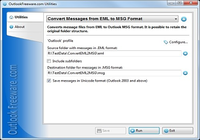 Convert Messages from EML to MSG Format