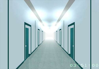 3D Matrix Screensaver: the Endless Corridors