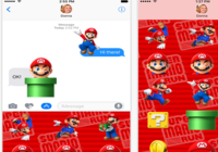 Super Mario Run Stickers iOS