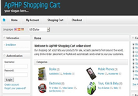ApPHP Shopping Cart ecommerce software
