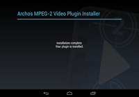 Archos MPEG-2 Video Plugin