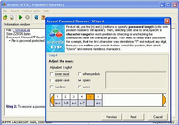 Accent ACCESS Password Recovery