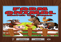 Farm Animal Match Up Game