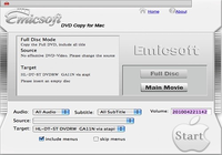 Emicsoft DVD Copier pour Mac