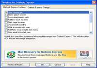 Tweaker for Outlook Express