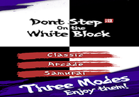 Don't step on the white block