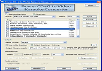 Power CD+G to Video Karaoke Converter