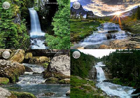 Nature, cascades et torrents