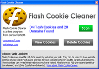 Flash Cookie Cleaner