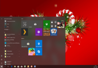 Thème Windows 10 Sapins de Noël