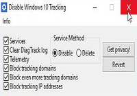 Disable Windows 10 Tracking