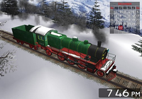Winter Train 3D Screensaver