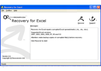 Recovery for Excel