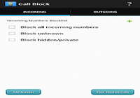 CallBlock - numéros de blocage