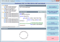 Bytescout PDF To HTML SDK