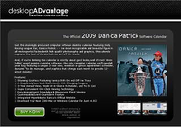 Danica Patrick 2009 Calendar for Windows