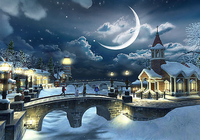 Snow Village 3D Screensaver