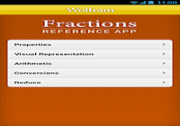 Fractions Reference App