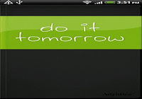 Do it (Tomorrow)