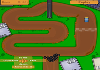 Touch-type car-racing