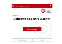 GDATA Meltdown et Spectre Scanner