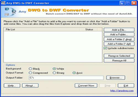 DWG to DWF Converter