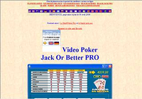 Video poker jack or better pro