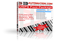 USPS Intelligent Mail Barcode Fonts